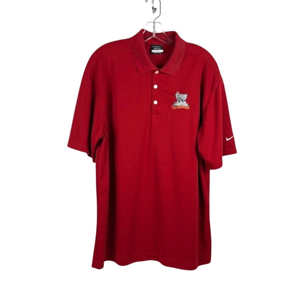 Nike Golf L Polo Hambletonian Harness Racing Horse